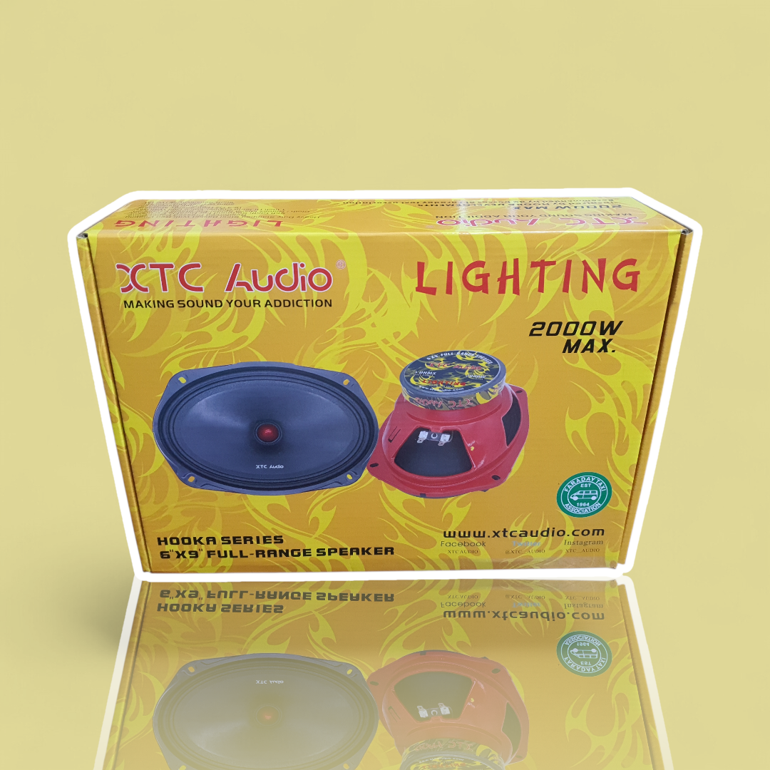 XTC SPEAKER 2000W 6X9 FULL RANGE HOOKA S | WOE -World of Electronics